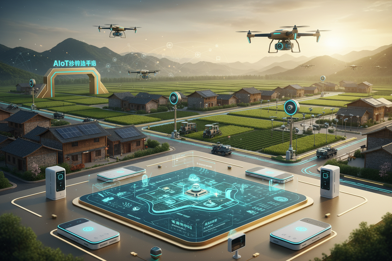 AIoT Rural Governance Platform Hero