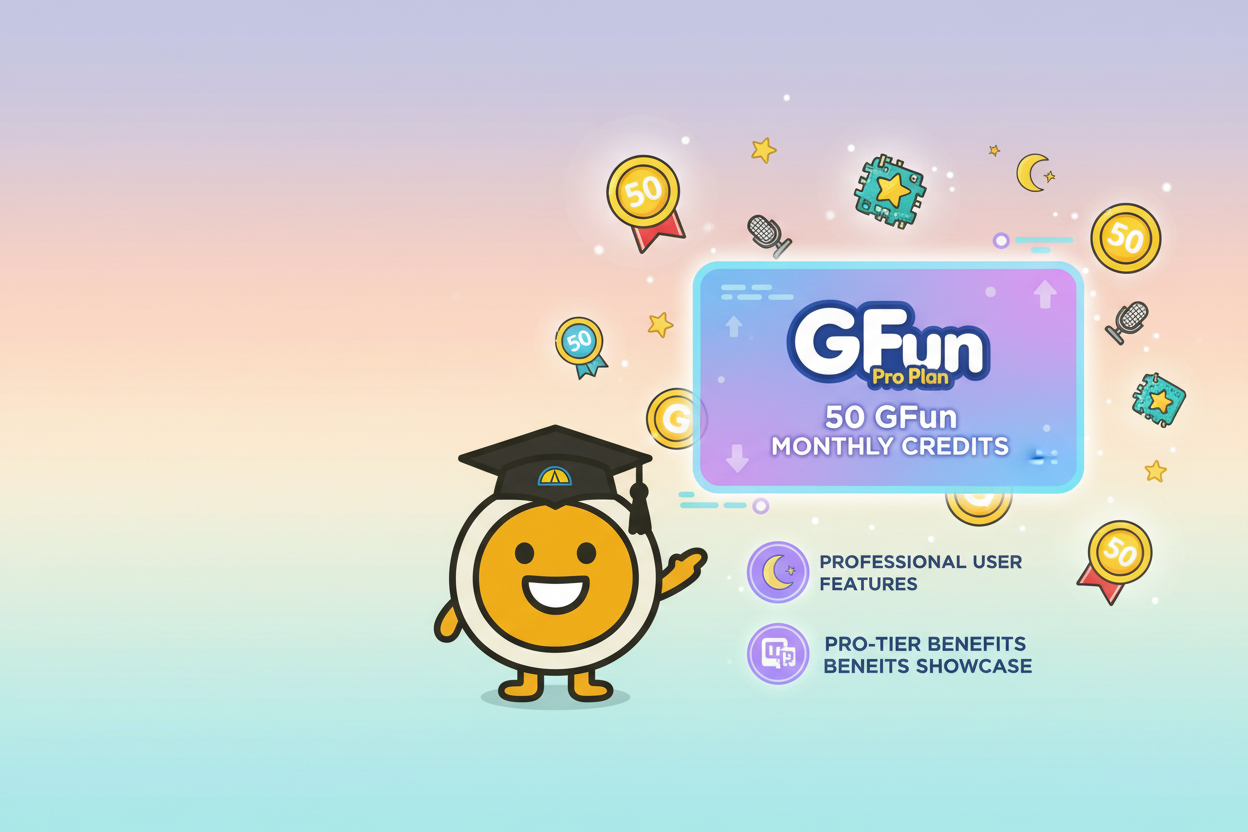 🚀 GFun Pro Plan | 50 GFun/Month Subscription